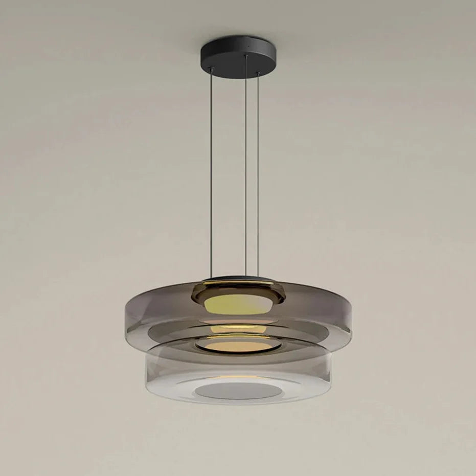 Layered Glass Pendant Light