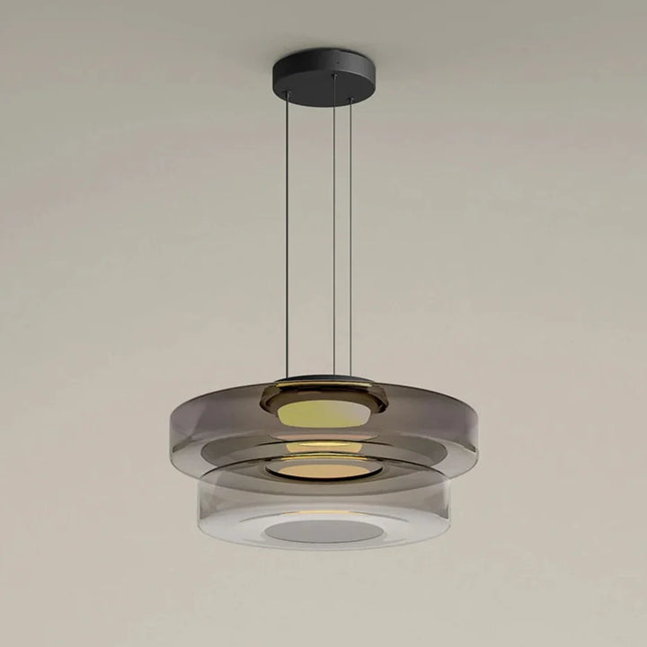 Layered Glass Pendant Light