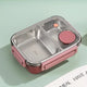 Leakproof stainless steel bento box with sauce pot