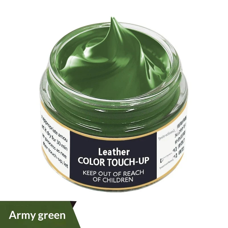 Leather colour touch-up repair cream