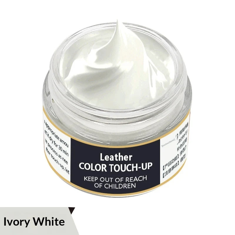 Leather colour touch-up repair cream