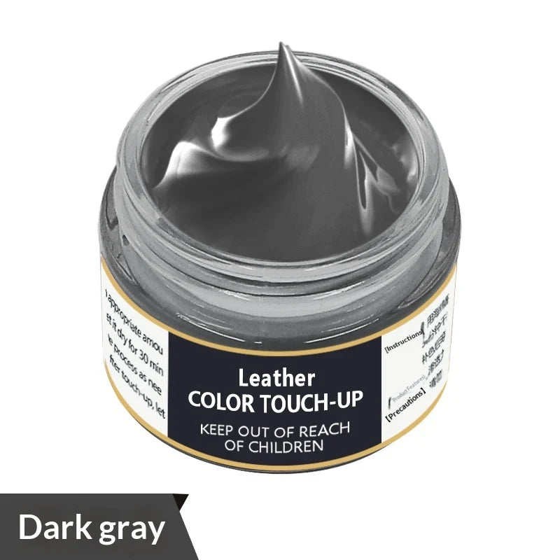 Leather colour touch-up repair cream