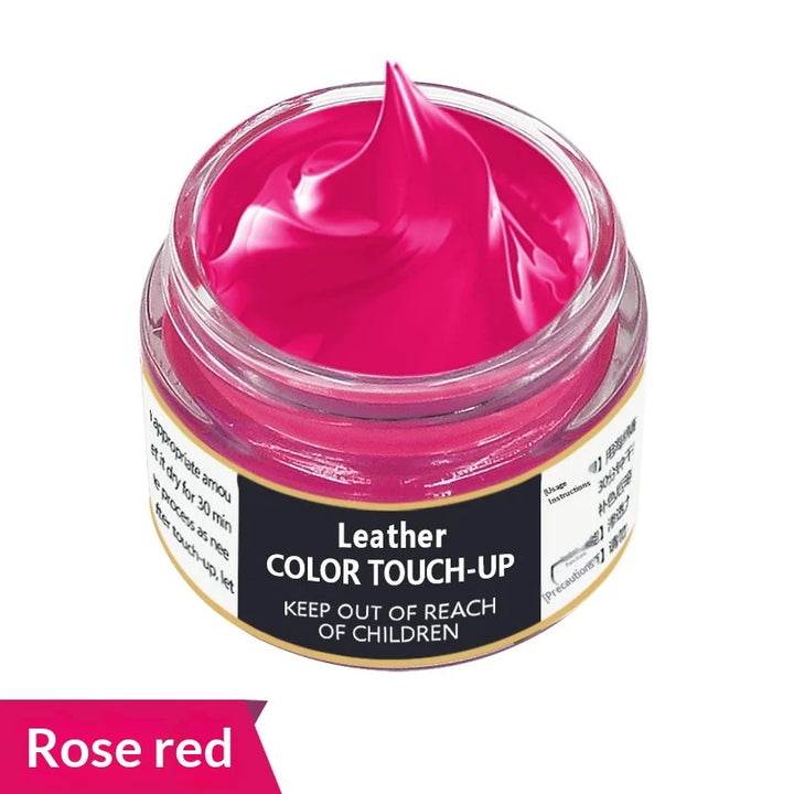Leather colour touch-up repair cream