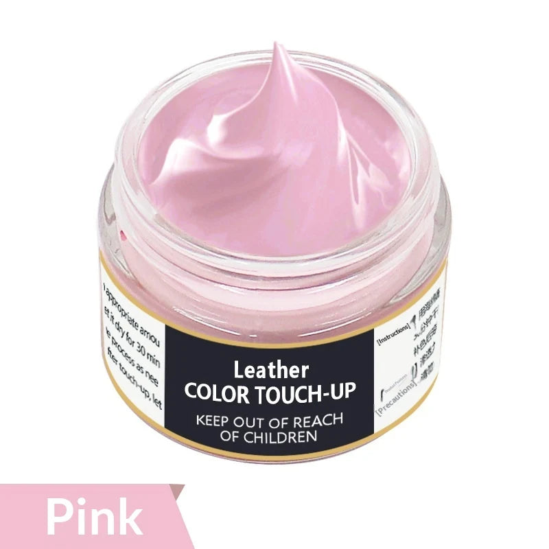 Leather colour touch-up repair cream