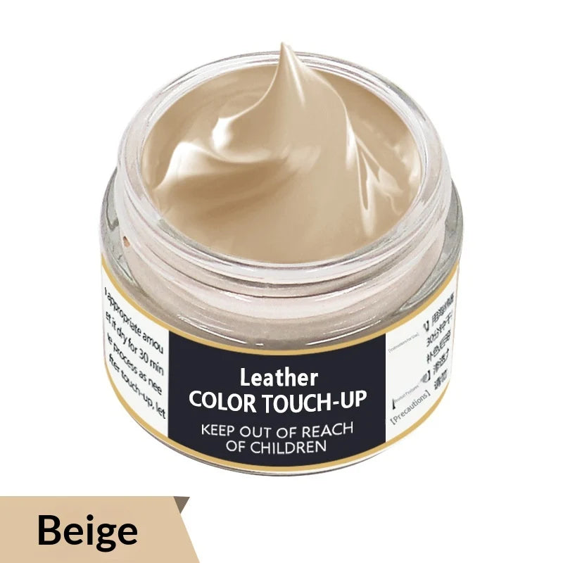 Leather colour touch-up repair cream