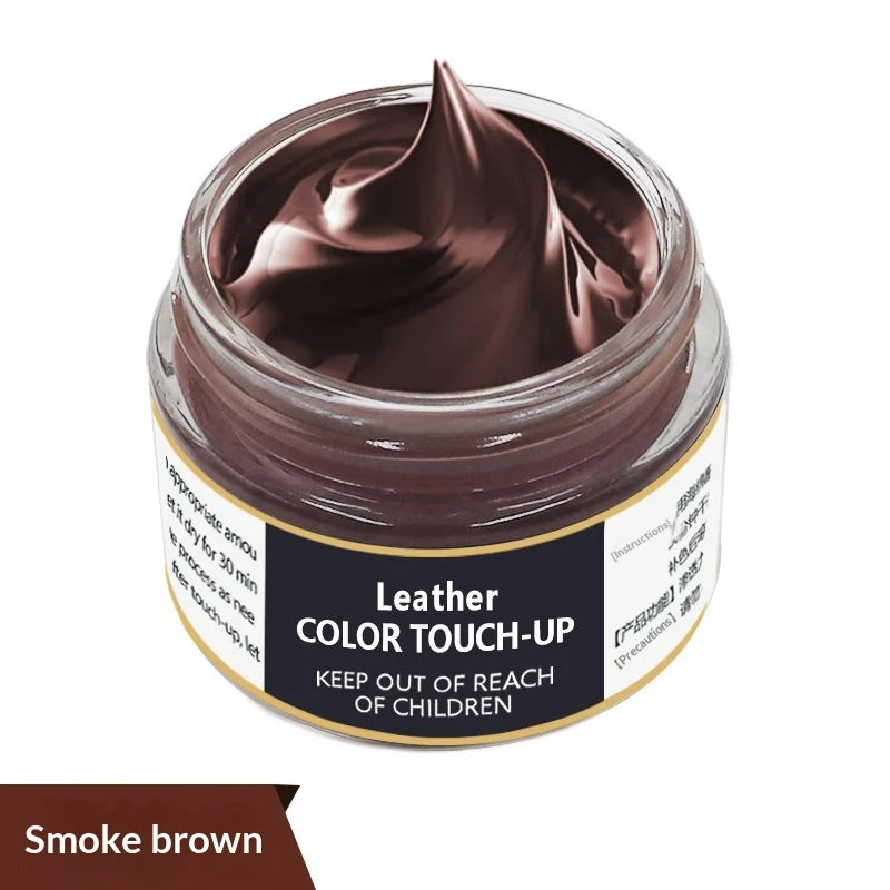 Leather colour touch-up repair cream