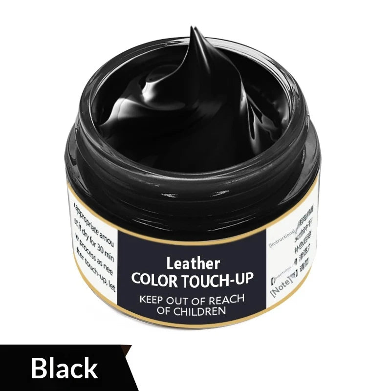 Leather colour touch-up repair cream