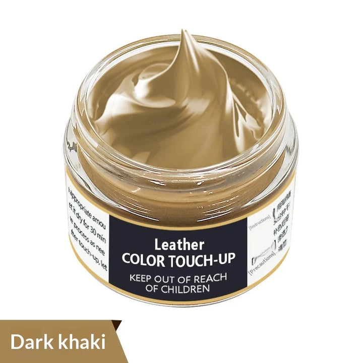 Leather colour touch-up repair cream