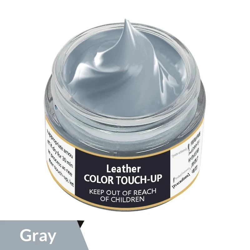 Leather colour touch-up repair cream