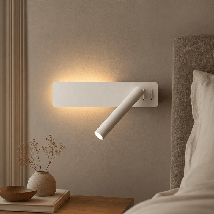 LED bedside reading wall light