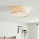 Linen Drum Ceiling Light