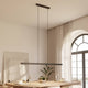 Calimera Linear Wood and Metal Pendant Light
