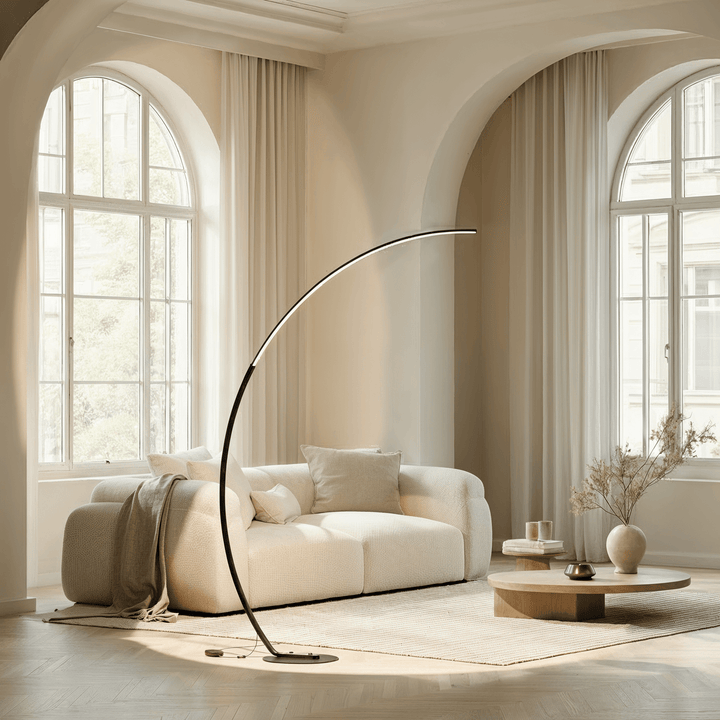 Icarus Dimmable Metal Floor Lamp, view 4