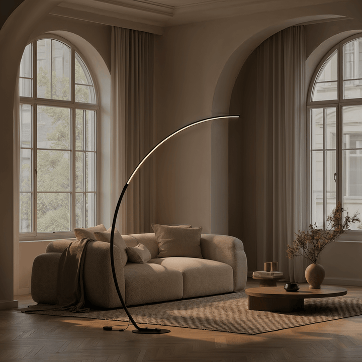 Icarus Dimmable Metal Floor Lamp, view 5
