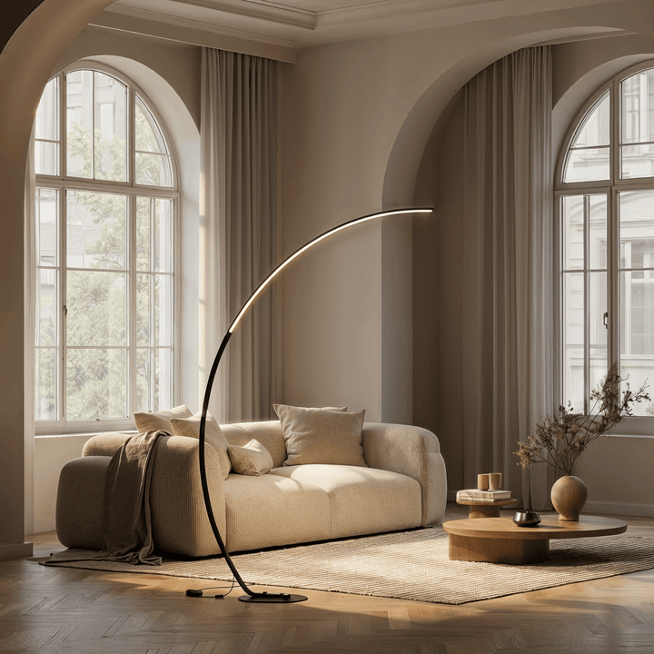 Icarus Dimmable Metal Floor Lamp, view 3