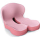 Memory foam chair cushion with integrated back rest