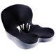 Memory foam chair cushion with integrated back rest