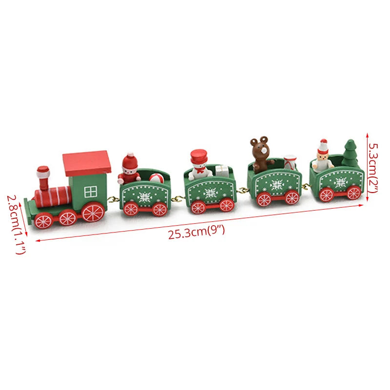 Mini Christmas train decoration