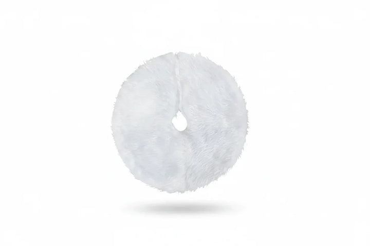 Mini faux fur Christmas tree skirt