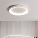 Minimalistic Ceiling Light in 1 Ring, White