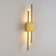 Twin-Rod LED Wall Light | Up and Down Glow, Black or Brass