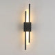 Twin-Rod LED Wall Light | Up and Down Glow, Black or Brass