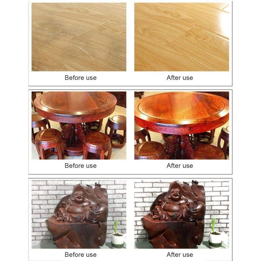 Natural beeswax wood polish jar