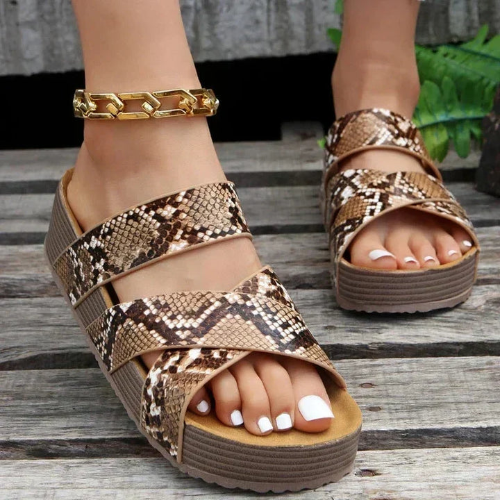 Women's Orthopaedic Crossover Slide Comfort Sandals – image 4