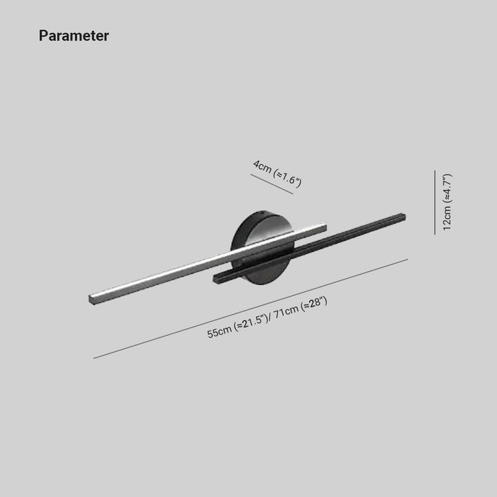 Nordic Disc and Linear LED Wall Light