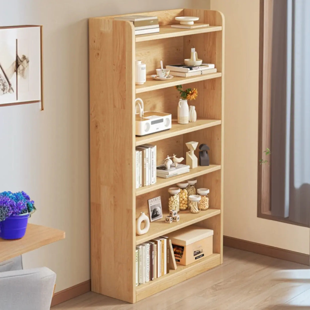 Solid Wood Bookcase | Natural Unpainted, Many Sizes