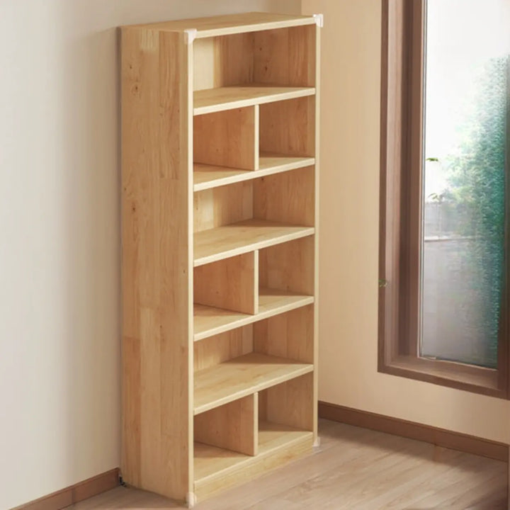 Solid Wood Bookcase | Natural Unpainted, Many Sizes