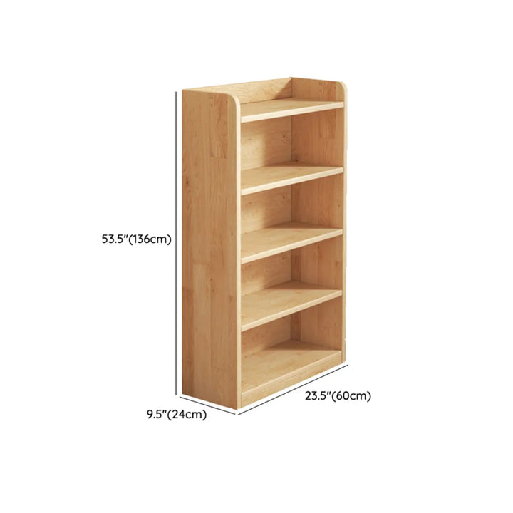 Solid Wood Bookcase | Natural Unpainted, Many Sizes
