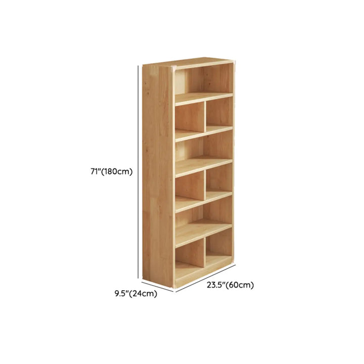 Solid Wood Bookcase | Natural Unpainted, Many Sizes
