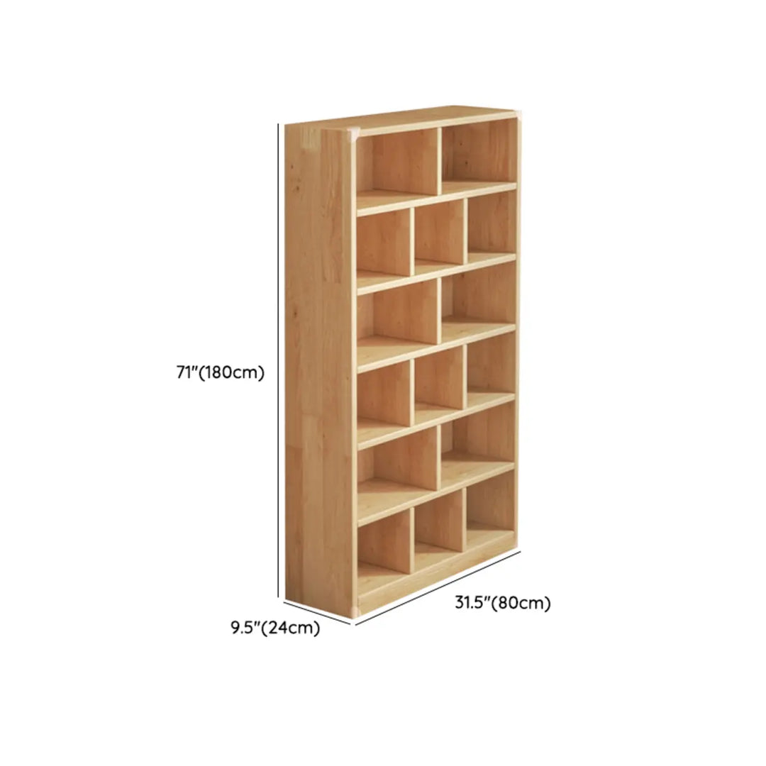 Solid Wood Bookcase | Natural Unpainted, Many Sizes