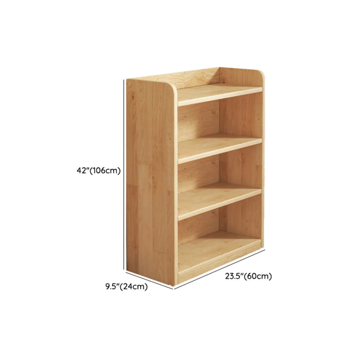 Solid Wood Bookcase | Natural Unpainted, Many Sizes
