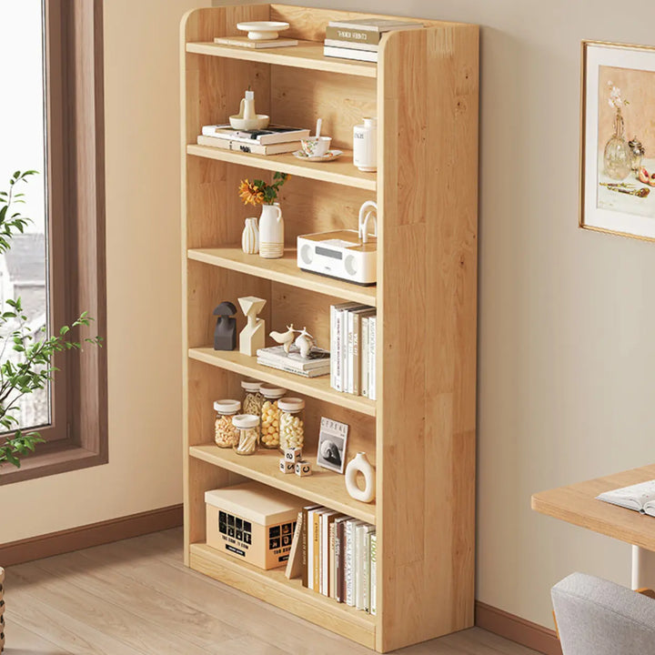 Solid Wood Bookcase | Natural Unpainted, Many Sizes