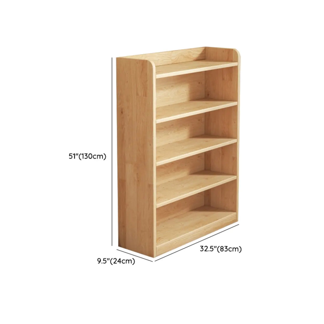 Solid Wood Bookcase | Natural Unpainted, Many Sizes