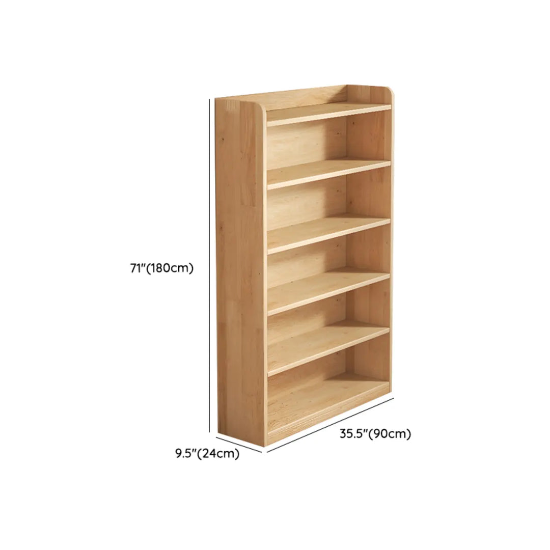 Solid Wood Bookcase | Natural Unpainted, Many Sizes