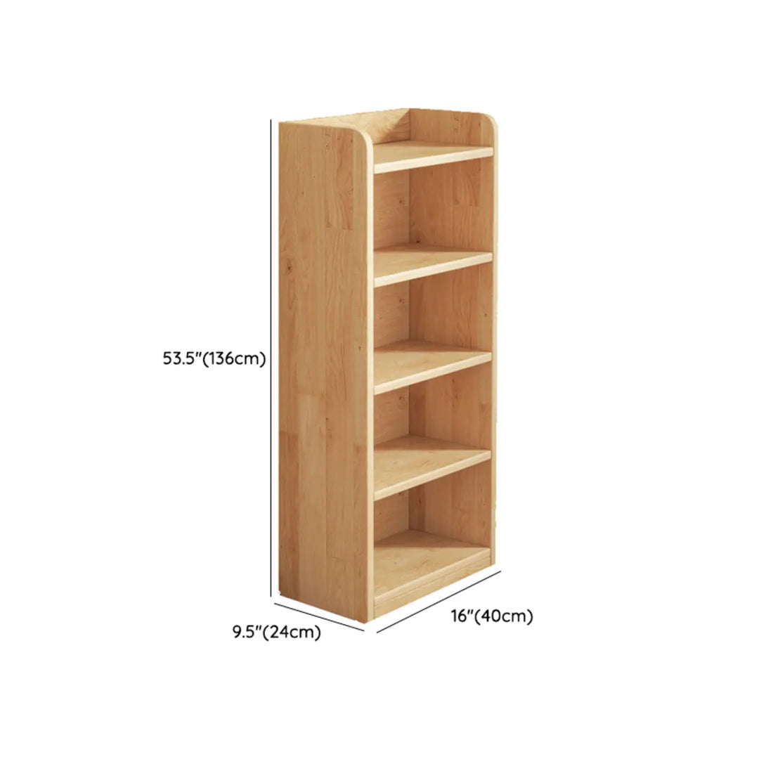 Solid Wood Bookcase | Natural Unpainted, Many Sizes