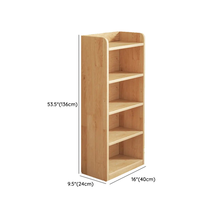 Solid Wood Bookcase | Natural Unpainted, Many Sizes