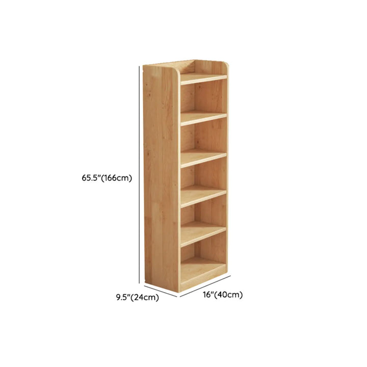 Solid Wood Bookcase | Natural Unpainted, Many Sizes
