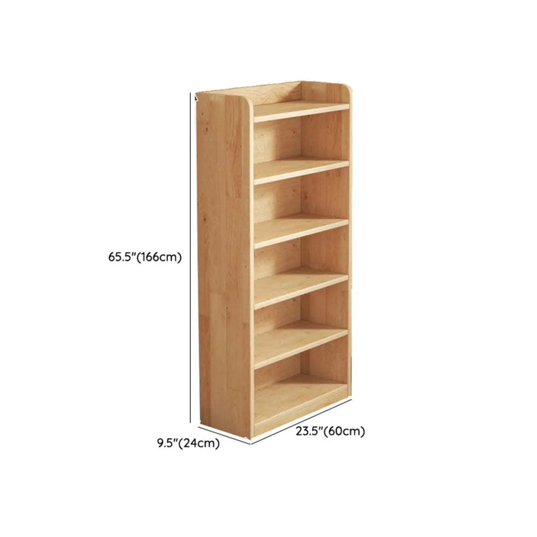 Solid Wood Bookcase | Natural Unpainted, Many Sizes