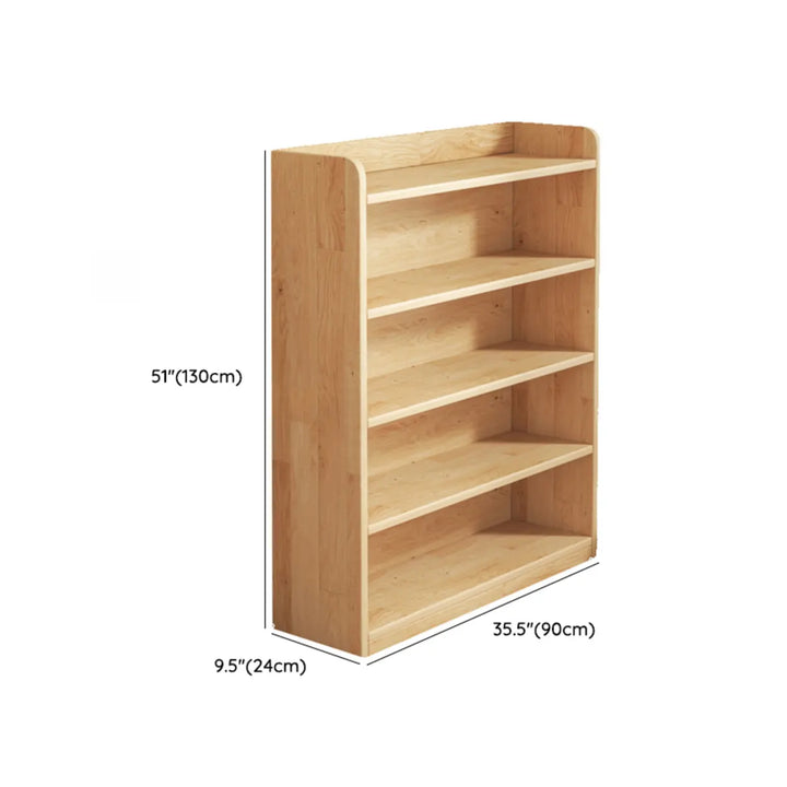 Solid Wood Bookcase | Natural Unpainted, Many Sizes