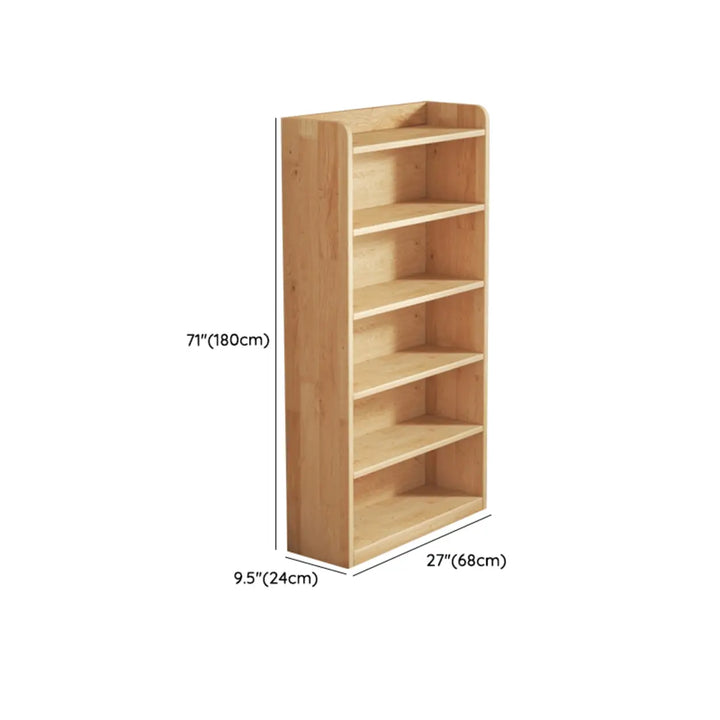 Solid Wood Bookcase | Natural Unpainted, Many Sizes
