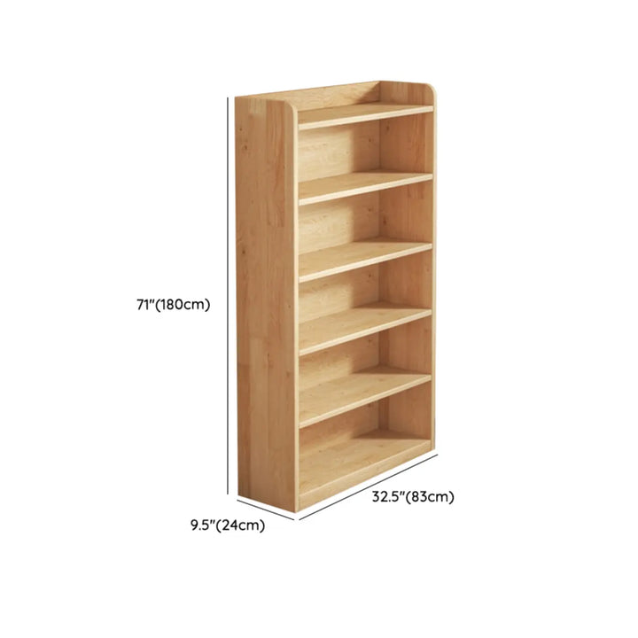 Solid Wood Bookcase | Natural Unpainted, Many Sizes
