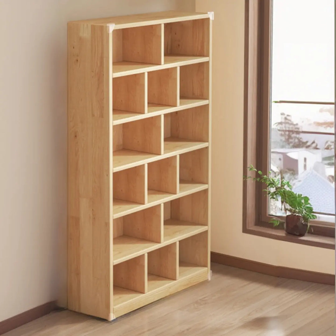 Solid Wood Bookcase | Natural Unpainted, Many Sizes