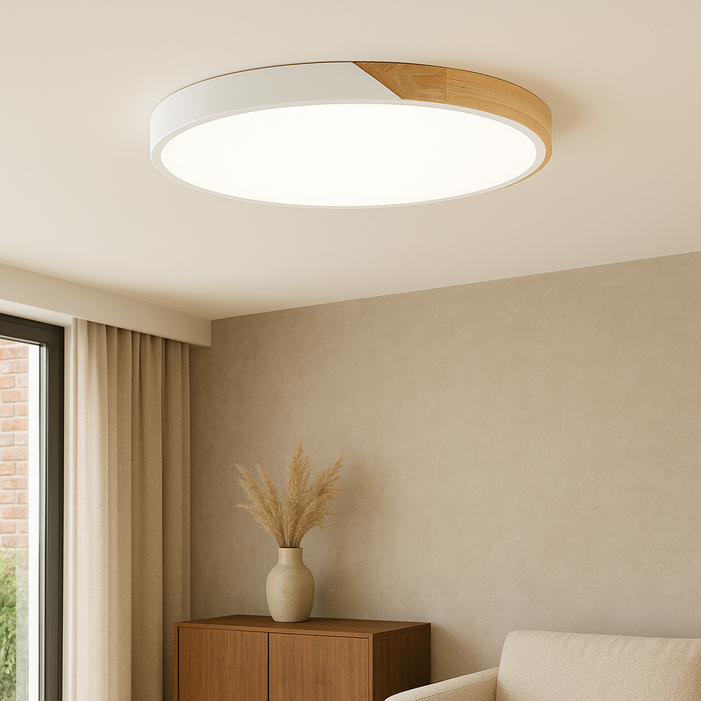 Nordic Wooden Ceiling Light, view 2