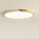 Nordic Wooden Ceiling Light in White