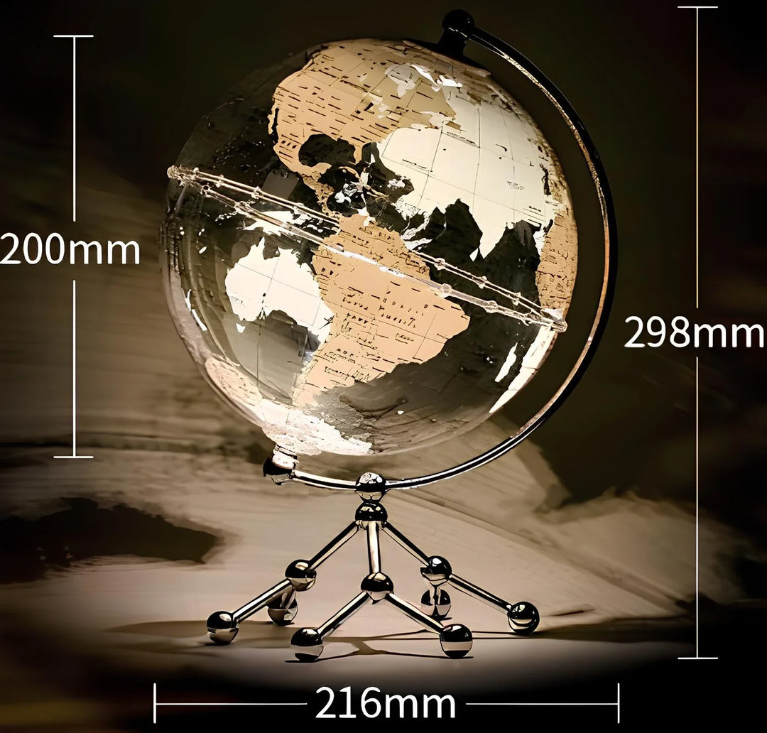 World Globe Cordless Table Lamp