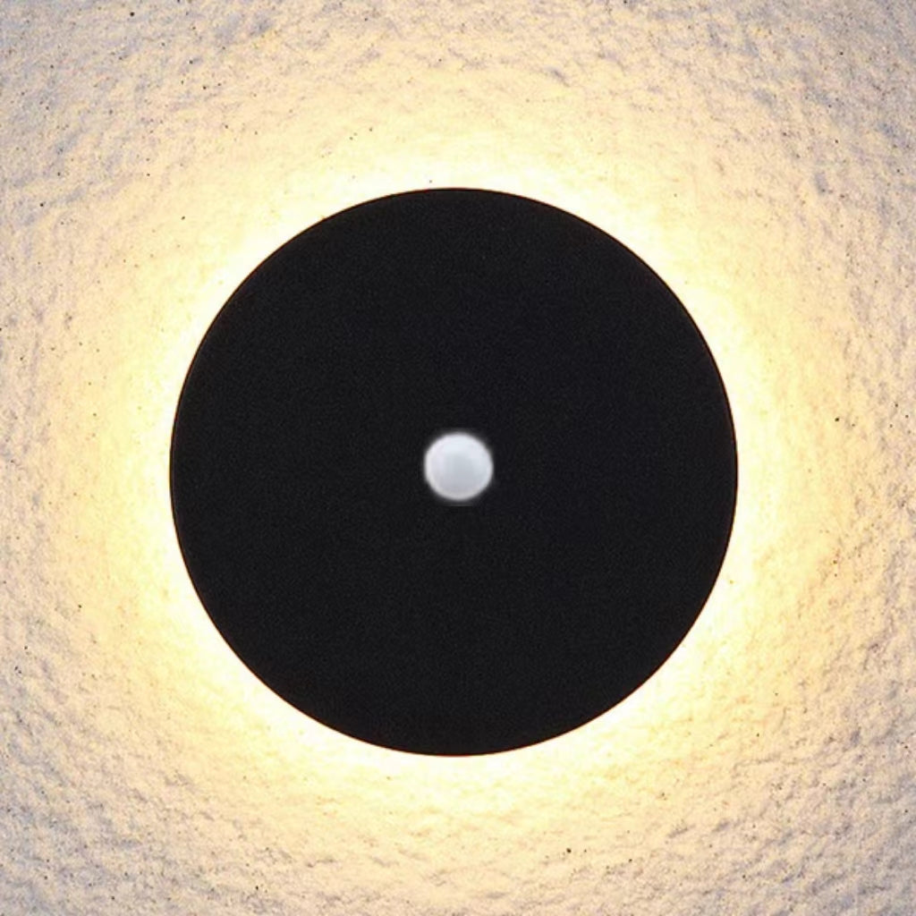 Halo Disc Outdoor Wall Light | Round or Square, Optional Sensor